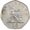 سکه 50 نیو پنس 1976 الیزابت دوم - AU50 - انگلستان