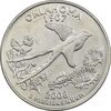 سکه کوارتر دلار 2008D ایالتی (اوکلاهما) - AU - آمریکا