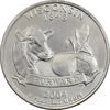 سکه کوارتر دلار 2004D ایالتی (ویسکانسین) - AU - آمریکا
