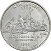 سکه کوارتر دلار 1999P ایالتی (نیوجرسی) - AU - آمریکا