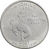 سکه کوارتر دلار 2007D ایالتی (وایومینگ) - AU - آمریکا