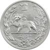 سکه 5000 دینار 1306 - 6 بزرگ - ضرب تهران - تصویری - EF45 - رضا شاه