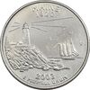 سکه کوارتر دلار 2003P ایالتی (مین) - AU - آمریکا