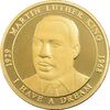 مدال طلا یادبود مارتین لوتر کینگ - PF64 - جمهوری لیبریا