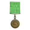 مدال برنز بپاداش خدمت - با جعبه و روبان فابریک - UNC - رضا شاه