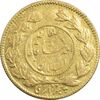سکه طلا 5000 دینار 1339 تصویری - AU55 - احمد شاه