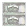 اسکناس 500 ریال (نوربخش - عادلی) امضاء بزرگ - شماره بزرگ - جفت - UNC63 - جمهوری اسلامی
