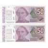 اسکناس 50 آسترال بدون تاریخ (1988-1989) جمهوری فدرال - ES, JLM - جفت - UNC62 - آرژانتین