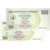 اسکناس 500 دلار 2006 جمهوری - جفت - UNC62 - زیمبابوه