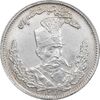 سکه 1000 دینار 1323 تصویری - 1322 ارور تاریخ - AU50 - مظفرالدین شاه