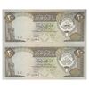 اسکناس 20 دینار 1968 (1980-1991) جابر احمد الصباح - جفت - UNC61 - کویت