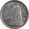 سکه 10 سنت 1946 جرج ششم - MS61 - کانادا