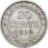 سکه 20 سنت 1912 جرج پنجم - EF45 - نیوفاوندلند
