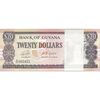 بسته اسکناس 20 دلار بدون تاریخ (1966-1992) جمهوری - UNC - گویان