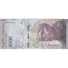 اسکناس 1000 بولیوار 2017 جمهوری بولیواری - تک - UNC62 - ونزوئلا