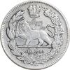 سکه 2000 دینار 1323 تصویری - EF45 - مظفرالدین شاه