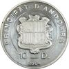 مدال یادبود پاپ ژان پل دوم 2004 - PF62 - آندورا