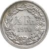 سکه 1/2 فرانک 1970 دولت فدرال - EF45 - سوئیس