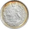 سکه 1000 دینار 1337 تصویری - با یقه - MS63 - احمد شاه