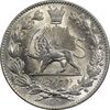 سکه 2000 دینار 1330 خطی - شیر متفاوت - MS63 - احمد شاه