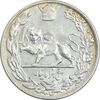 سکه 5000 دینار 1306 تصویری - ضرب تهران - AU58 - رضا شاه