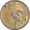 سکه یک دلار 2008D ریاست جمهوری مارتین ون بیورن - MS61 - آمریکا