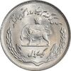 سکه 1 ریال 1354 تصویری یادبود فائو - MS61 - محمد رضا شاه
