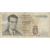 اسکناس 20 فرانک 1964 بودئون یکم - تک - VF - بلژیک