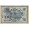 اسکناس 100 مارک 1908 ویلیام دوم - مهر قرمز - تک - F - آلمان