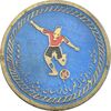 نشان سومین دوره فوتبال قهرمانی خراسان - نیشابور 1334 - EF - محمد رضا شاه