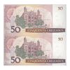 اسکناس 50 کروزادو بدون تاریخ (1986) جمهوری فدراتیو - DDF,FCBB - جفت - UNC65 - برزیل
