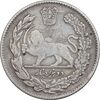 سکه 2000 دینار 1323 تصویری - VF30 - مظفرالدین شاه