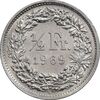سکه 1/2 فرانک 1969 دولت فدرال - MS61 - سوئیس