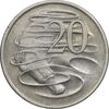 سکه 20 سنت 1972 الیزابت دوم - AU58 - استرالیا