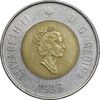 سکه 2 دلار 1996 الیزابت دوم - AU50 - کانادا