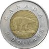 سکه 2 دلار 1996 الیزابت دوم - AU50 - کانادا