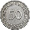 سکه 50 فینیگ 1950G جمهوری فدرال - EF45 - آلمان