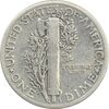 سکه 1 دایم 1944 مرکوری - VF30 - آمریکا