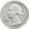 سکه کوارتر دلار 1947D واشنگتن - VF30 - آمریکا
