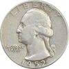 سکه کوارتر دلار 1952 واشنگتن - VF35 - آمریکا