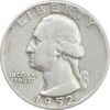 سکه کوارتر دلار 1952D واشنگتن - VF35 - آمریکا