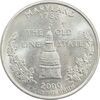 سکه کوارتر دلار 2000D ایالتی (مریلند) - MS62 - آمریکا