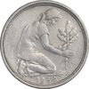 سکه 50 فینیگ 1950G جمهوری فدرال - EF45 - آلمان