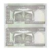 اسکناس 500 ریال (نمازی - نوربخش) فیلیگران امام - تیپ دو - نخ نستعلیق - جفت - UNC62 - جمهوری اسلامی