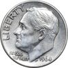 سکه 1 دایم 1964D روزولت - EF45 - آمریکا