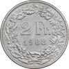 سکه 2 فرانک 1968 دولت فدرال - EF45 - سوئیس