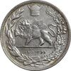سکه 2000 دینار 1306 تصویری - ضرب تهران - MS62 - رضا شاه