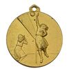 مدال آویز ورزشی طلا والیبال دختران - AU - محمد رضا شاه