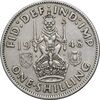 سکه 1 شیلینگ 1948 جرج ششم - تیپ 2 - EF45 - انگلستان