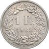 سکه 1 فرانک 1968 دولت فدرال - EF45 - سوئیس